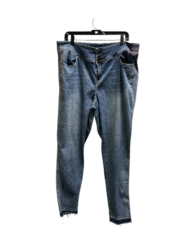 Jeans Boyfriend By Lane Bryant In Blue Denim, Size: 20 Vintage Women's 1970S 