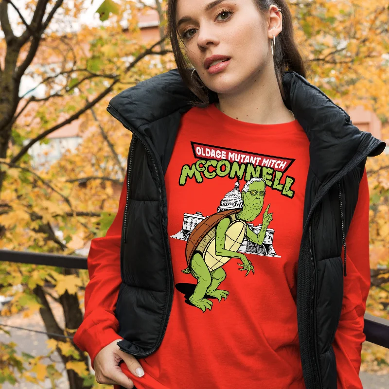 Old Age Mutant Mitch McConnell Long Sleeve Tee Vacation