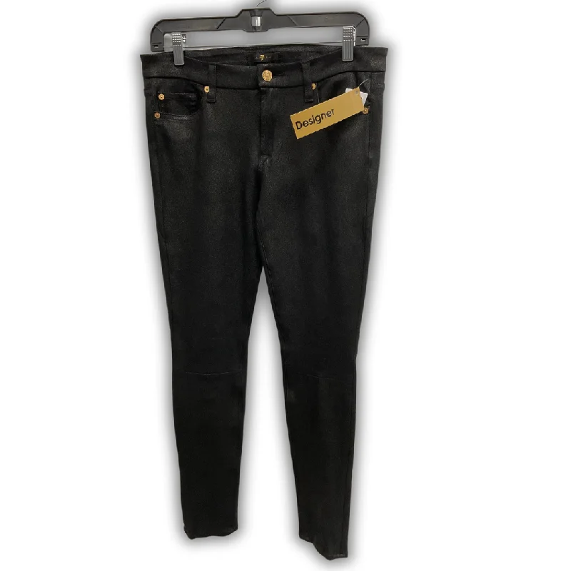 Jeans Designer By 7 For All Mankind In Black, Size: 6 Business