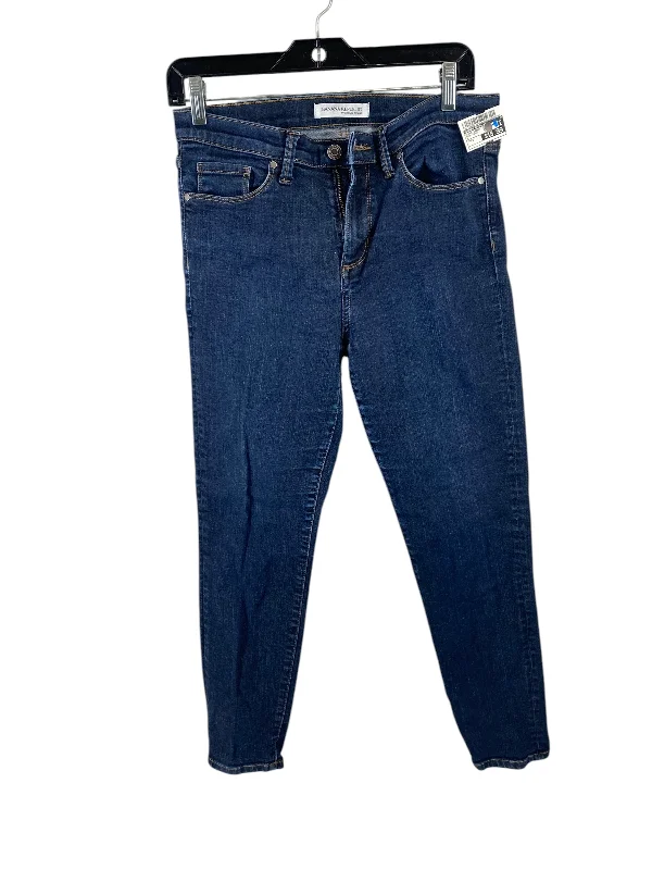 Jeans Skinny By Banana Republic In Blue Denim, Size: 6 Australian Beach