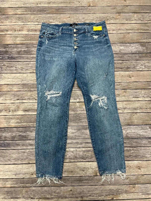 Jeans Skinny By Judy Blue In Blue Denim, Size: 12 Casual Women's Loose - fitting