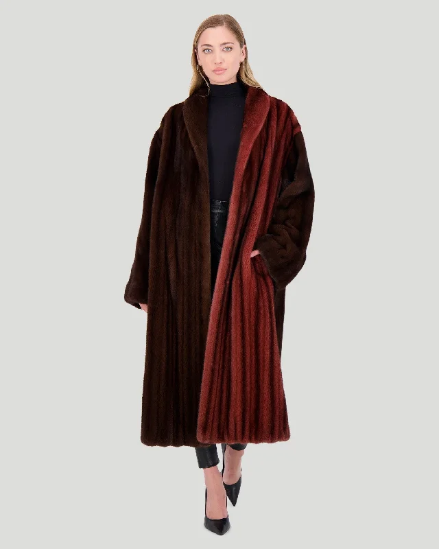 Mink Let Out Coat Compression