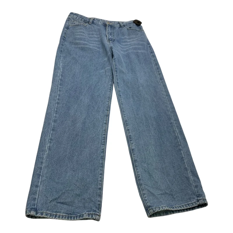 Jeans Straight By Shein In Blue Denim, Size: L Confident Women's Power