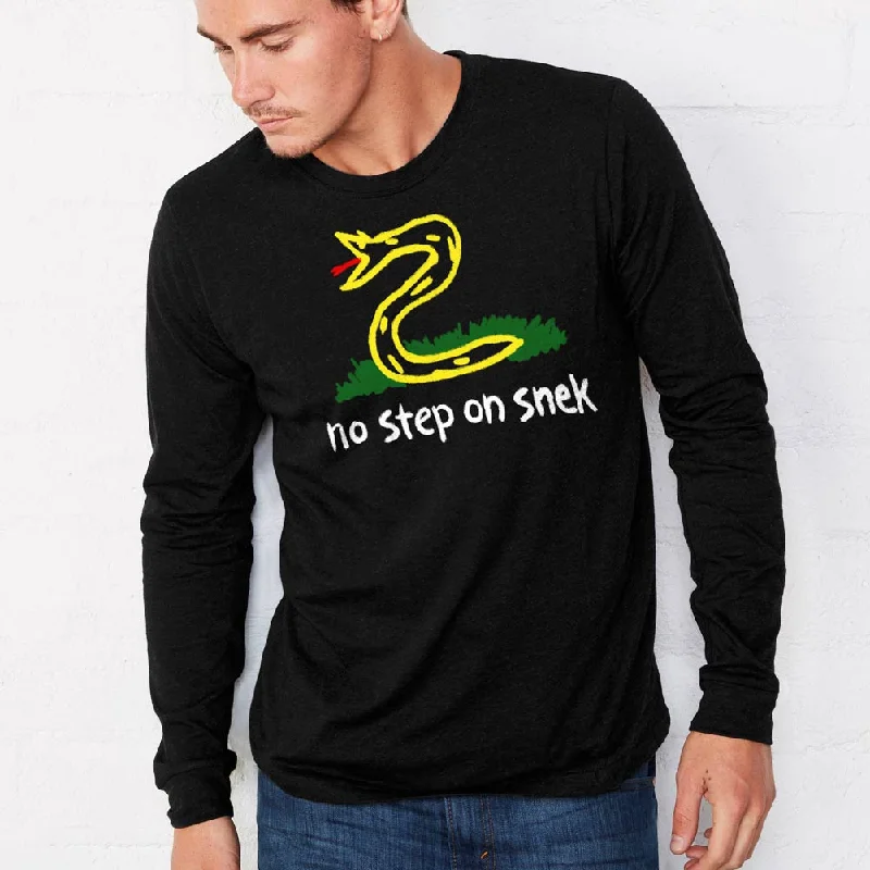 No Step On Snek Long Sleeve T-Shirt Modern Women's 