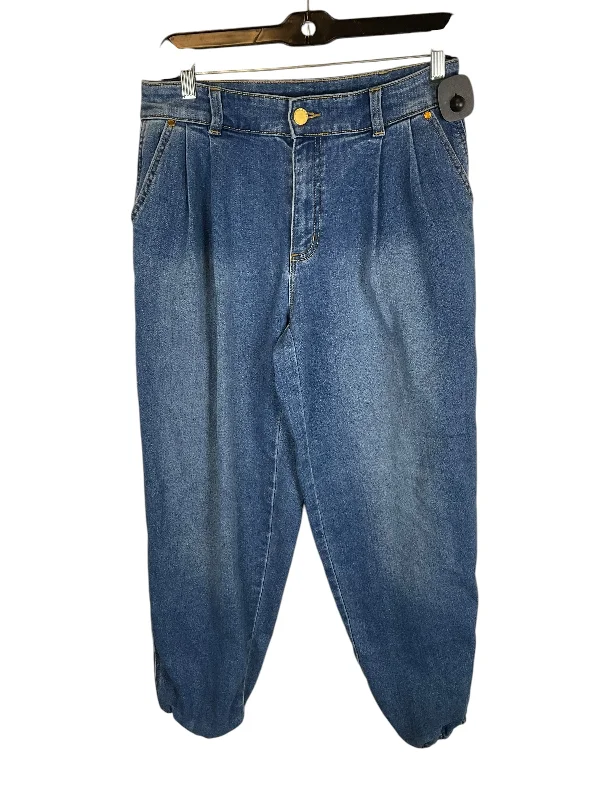 Jeans Designer By Michael Kors In Blue Denim, Size: S Laid - back Women's Style