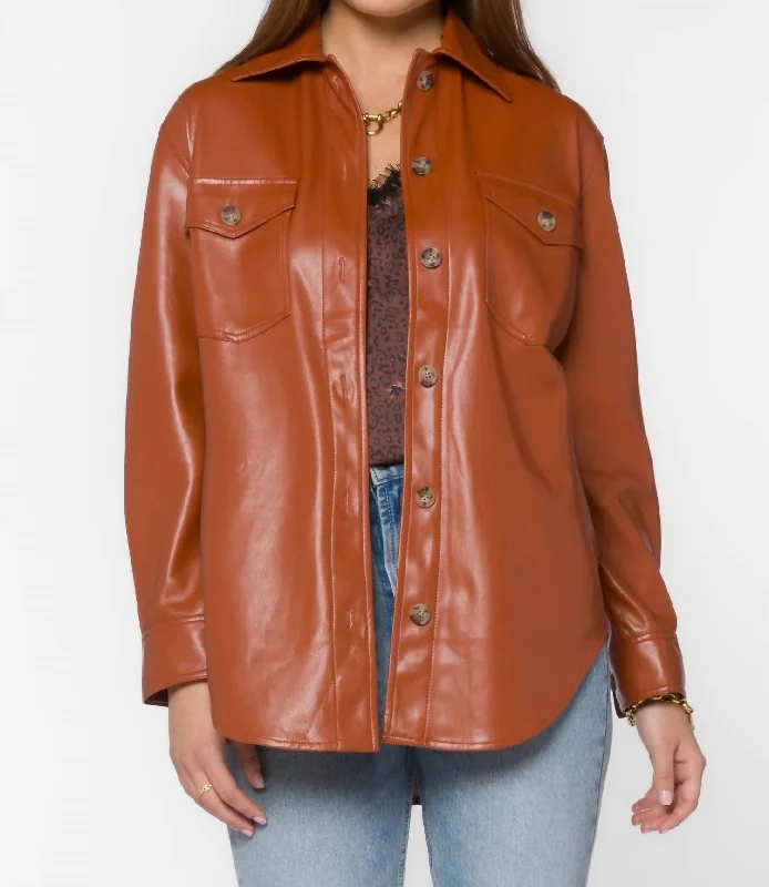 Eleanor Jacket In Maple Syrup Disco