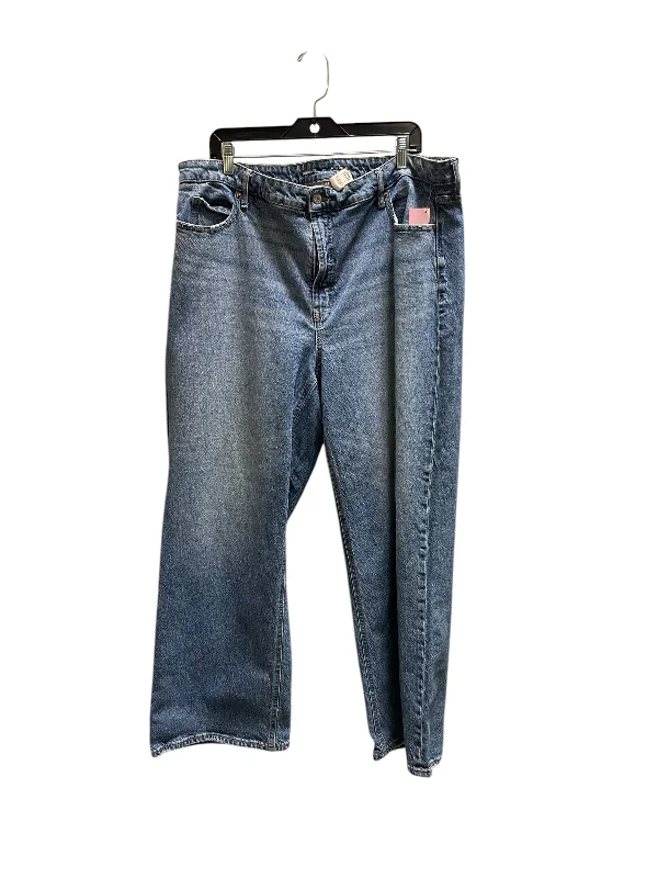 Jeans Straight By Old Navy In Blue Denim, Size: 20 Modern Women's Tech
