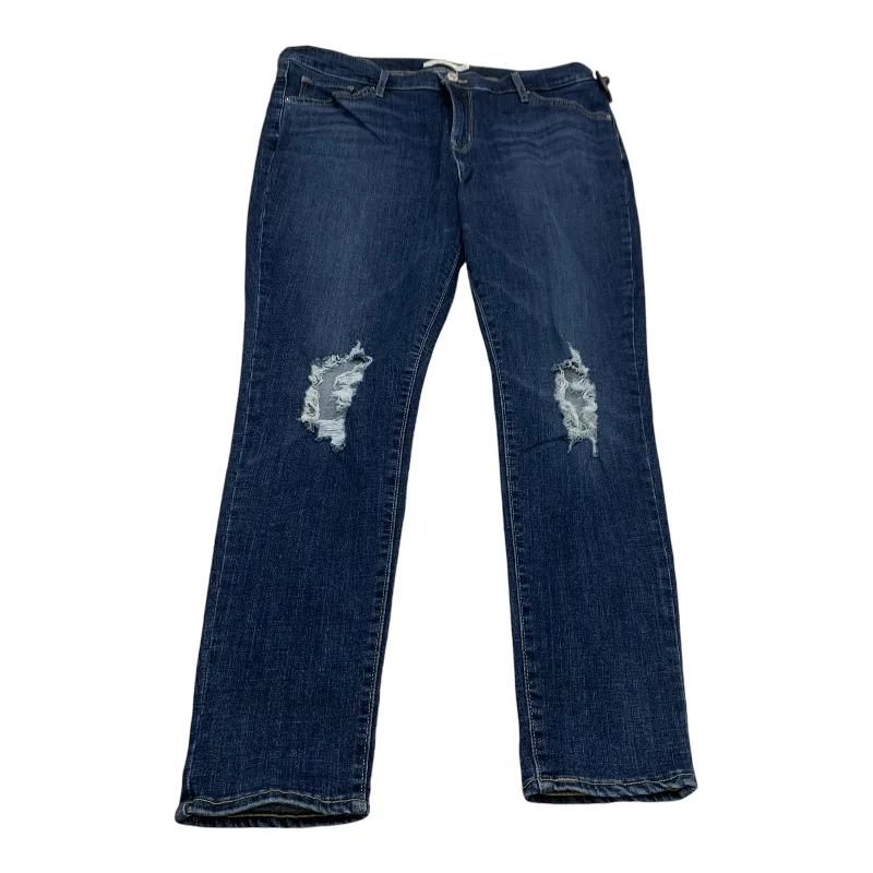 Jeans Skinny By Levis In Blue Denim, Size: 16 Vintage Women's 1970S 