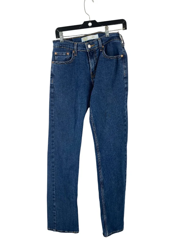 Jeans Flared By Good American In Blue Denim, Size: 2 Stylish Women's Tropical 