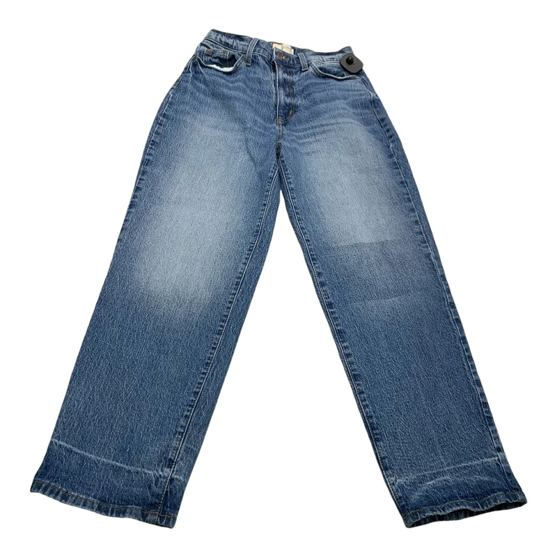 Jeans Straight By Universal Thread In Blue Denim, Size: 4 Casual Women's Japanese 