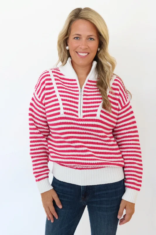 Fun Stripe Pullover Modern Women's 