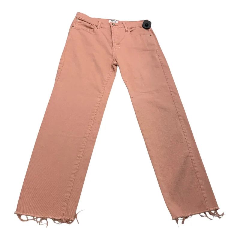 Jeans Straight By Kensie In Pink Denim, Size: 4 Dynamic Women's Moto