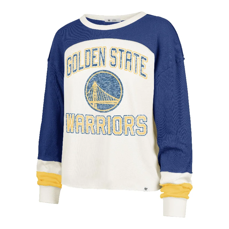 GOLDEN STATE WARRIORS ARENA CURVE '47 TONI LONG SLEEVE TEE WOMENS Refined Women's Velvet