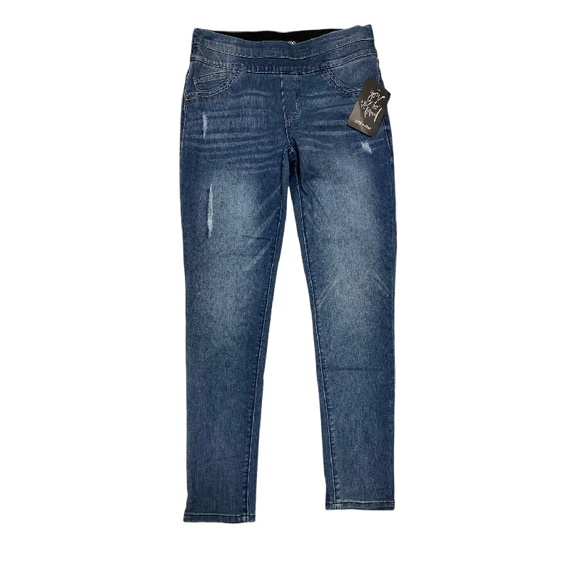 Jeans Skinny By MAC AND ME In Blue Denim, Size: 4 Laid - back Women's Style