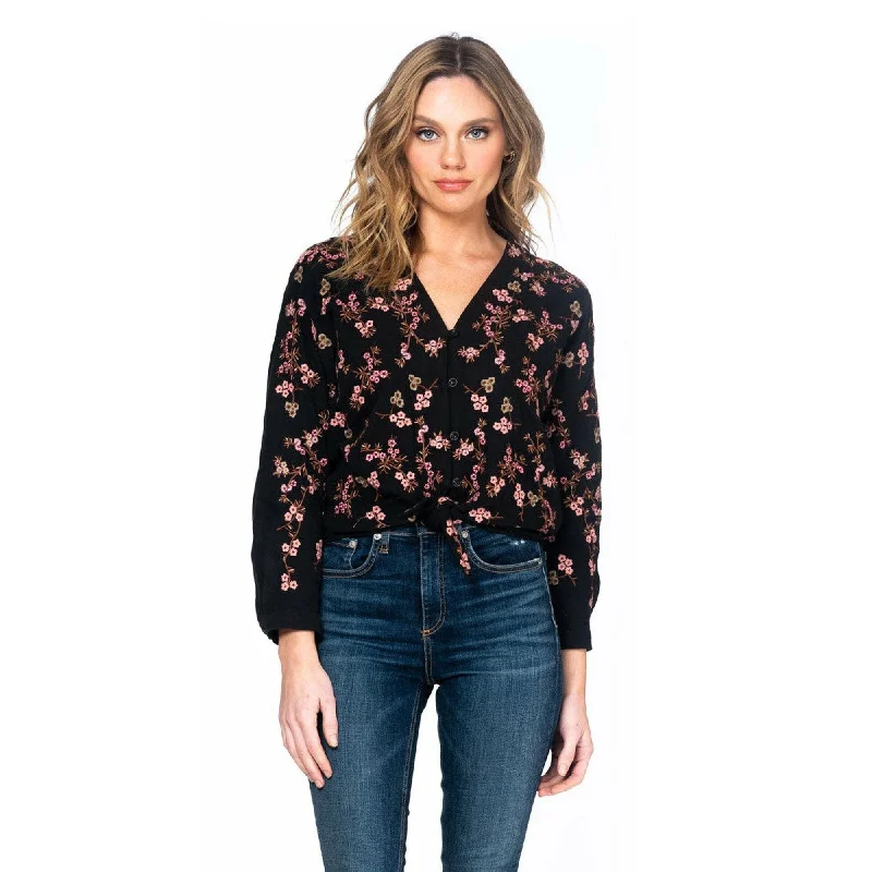 Kendall Rose Top Monochromatic Office Style