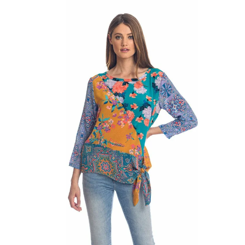 Silk Nita Mustard Top Earthy Women's 
