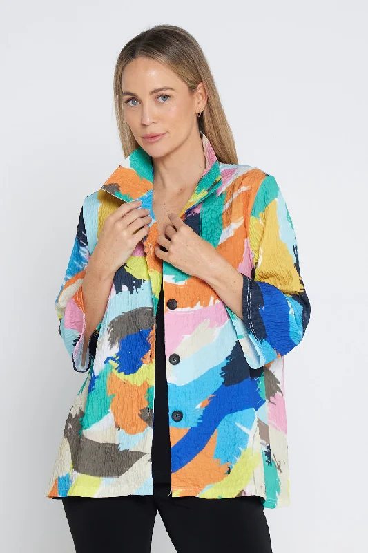 Veronica Blouse - Tropical Sunrise European