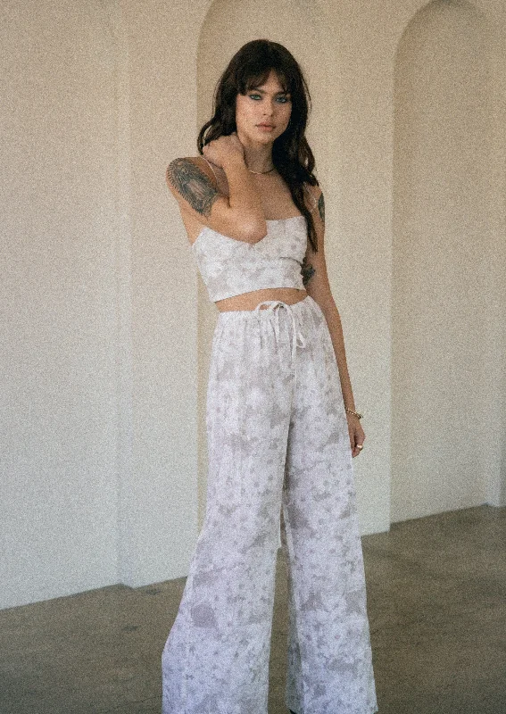 DEJA VU LINEN LE BRA TOP Edgy Women's Punk