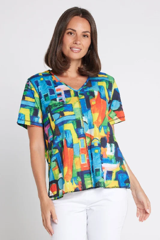 City Scape Tee - Multi Dynamic Women's Moto