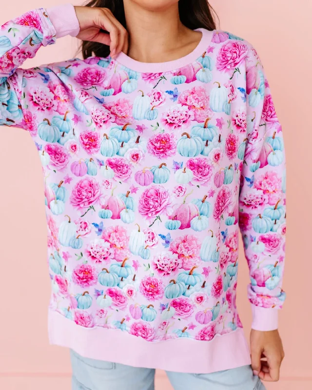 Pretty Little Pumpkin Women's Crew Neck Sweatshirt Confident Women's Power