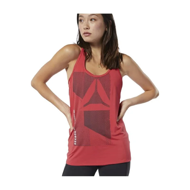 Reebok Womens Training HQ Racerback Tank Top, Red, Medium Bohemian Women's Free