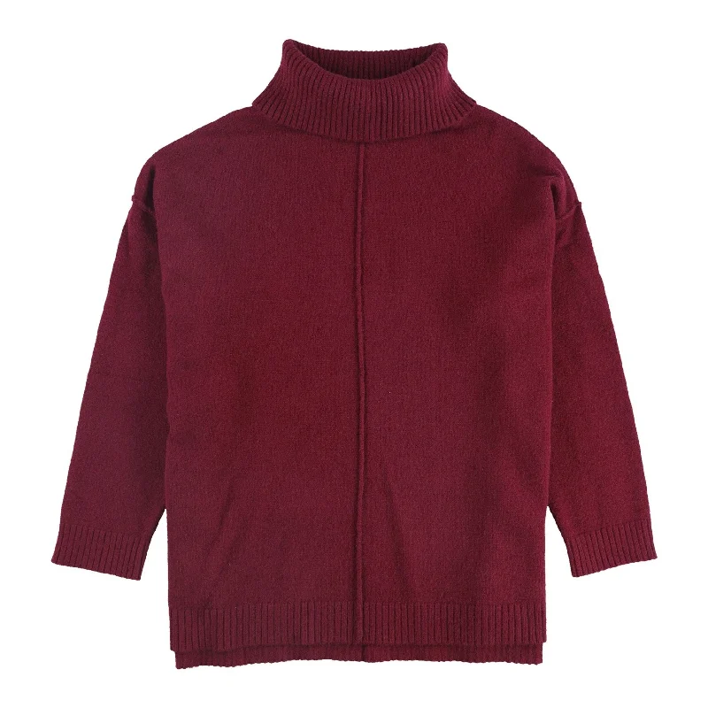 Alfani Womens Turtleneck Pullover Sweater, Red, Large Gym