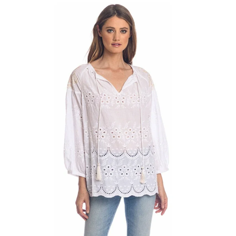 Brenna White Top Luxurious Women's High -  end