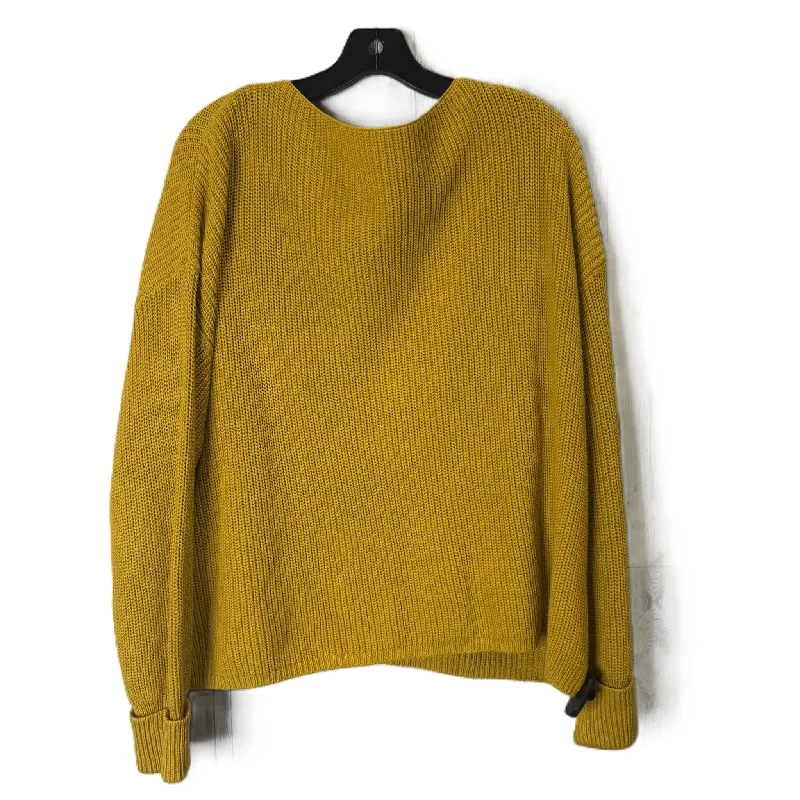 Sweater By French Connection In Yellow, Size: S Contemporary 