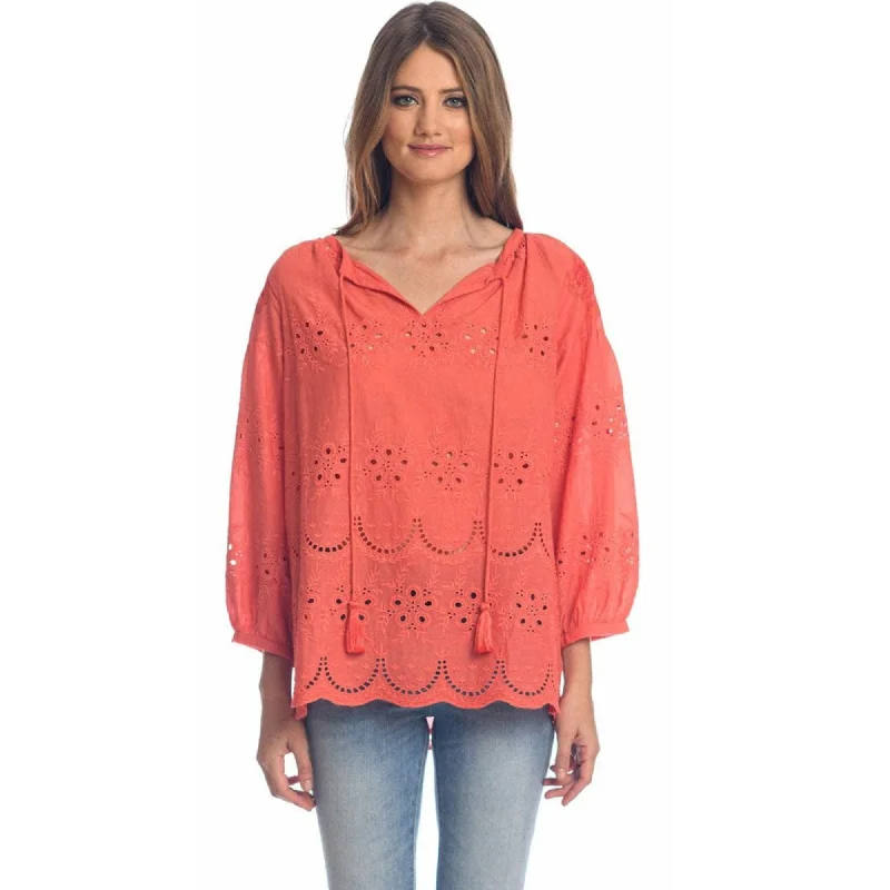 Brenna Coral Top Sharp Women's Italian