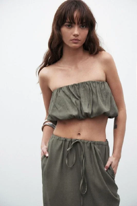 Juliana Top Slate Stylish Women's Tropical 