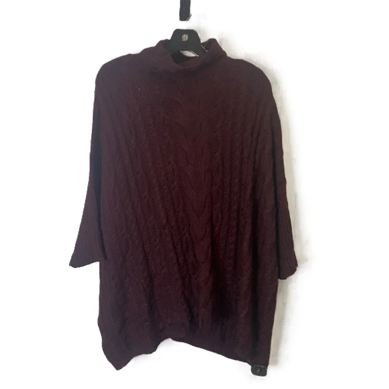 Sweater By Joan Vass In Purple, Size: S Minimalist Women's Casual