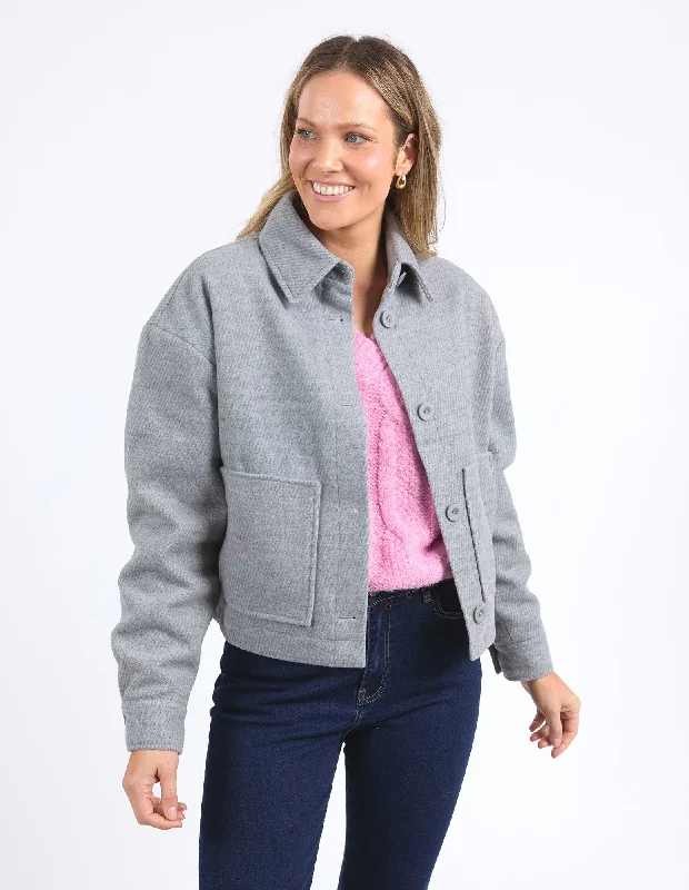 Beck Jacket Grey Marle Gym