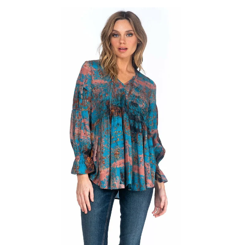 Bailey Teal Top Trendy Women's Oversized