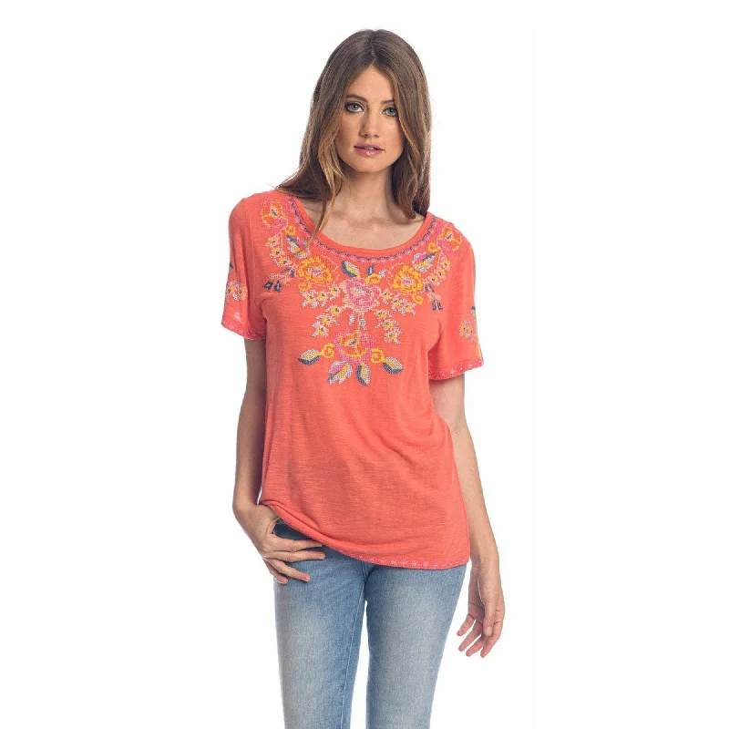 Gael Coral Top Vintage Women's 1970S 
