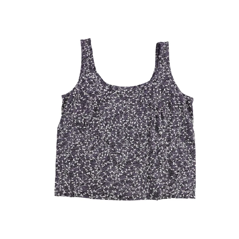 Alex Evenings Womens Glitter Leaf Tank Top, Purple, 2X Dynamic Women's High - energy Alex Evenings Womens Glitter Leaf Tank Top, Purple, 2X Dynamic Women's High - energy