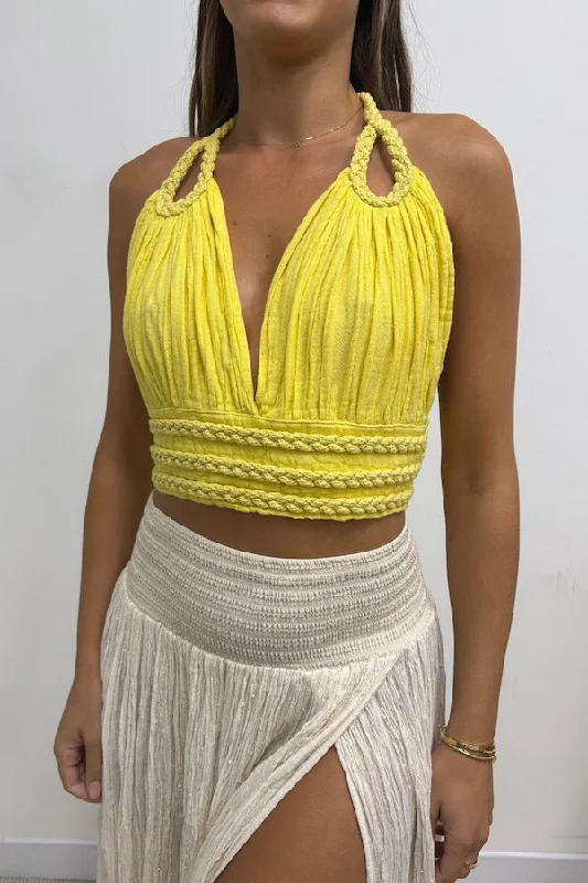 Aphrodite Top Lemon Practical Women's Quick - dry
