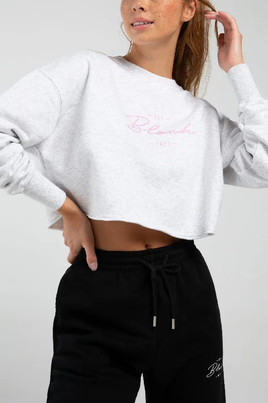 Off-Duty Terry Cropped Crew Sporty Women's Tennis