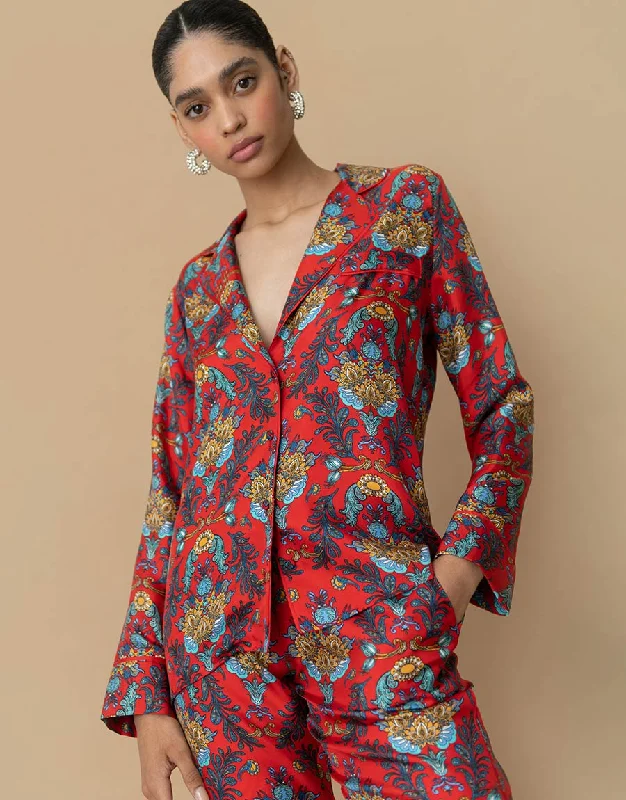 Eden Twill Shirt - Regina Red - SALE Gym