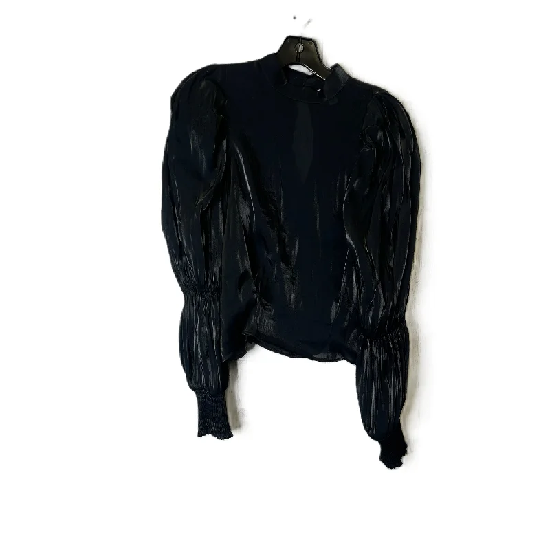 Top Long Sleeve By Top Shop In Black, Size: 6 Trendy Women's Oversized