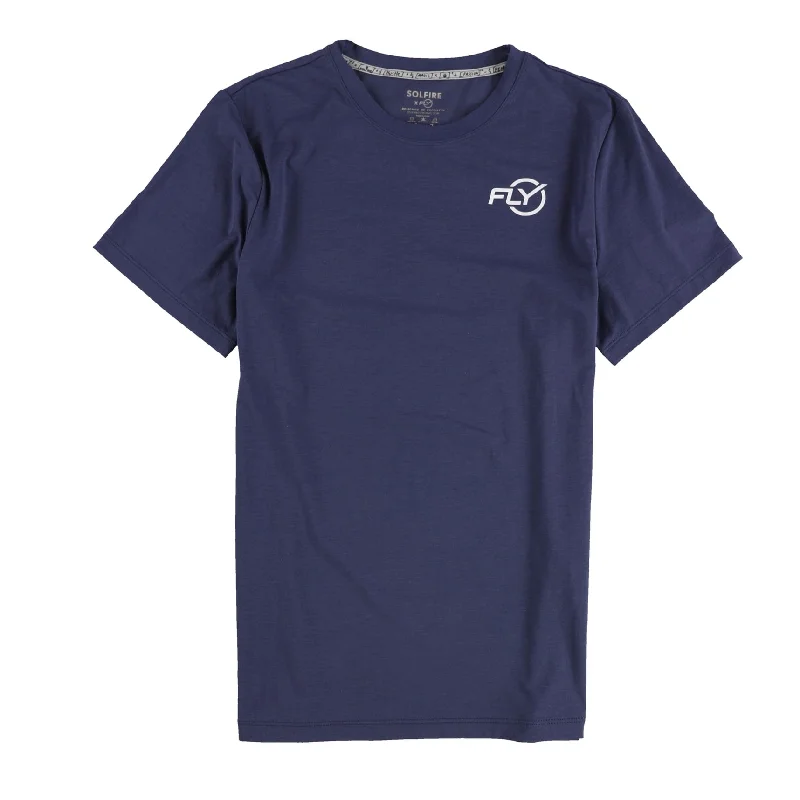 SOLFIRE Womens FLY Graphic T-Shirt, Blue, Small Hip Women's Retro