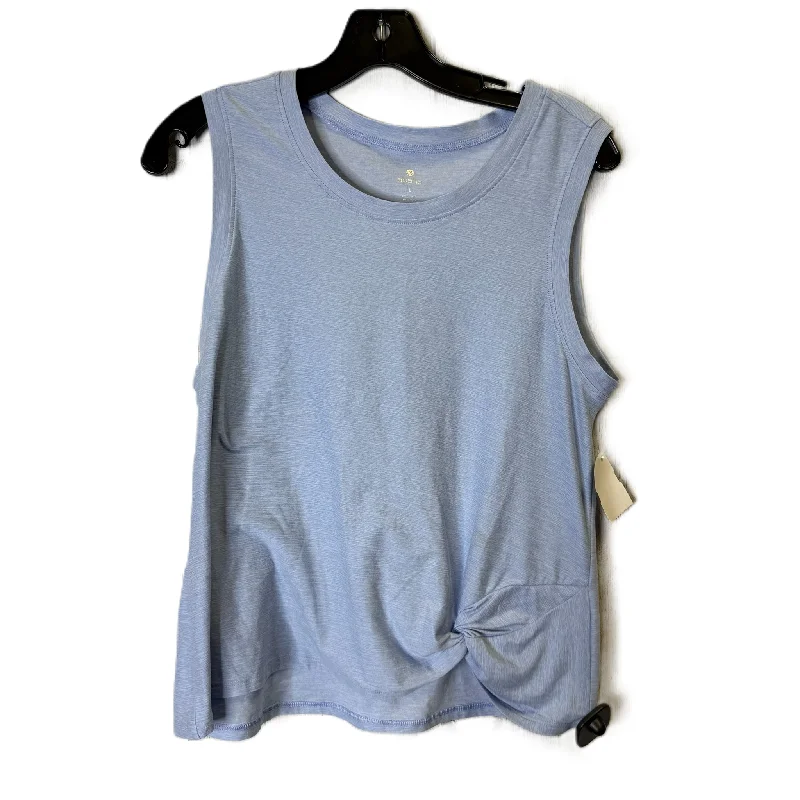 Athletic Tank Top By Apana In Blue, Size: L Vacation