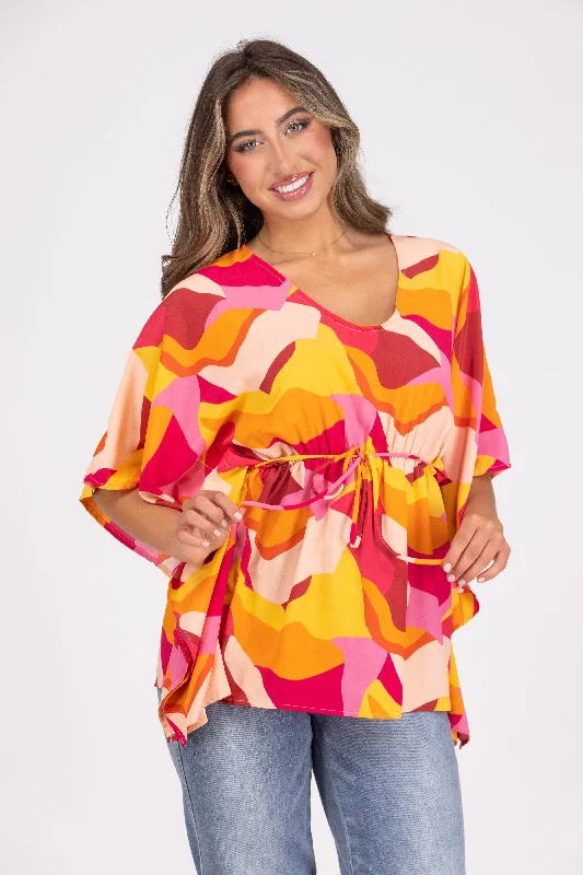 Antique Florals Women's Colorful Lightweight Long Sleeve Top Cozy Women's Winter