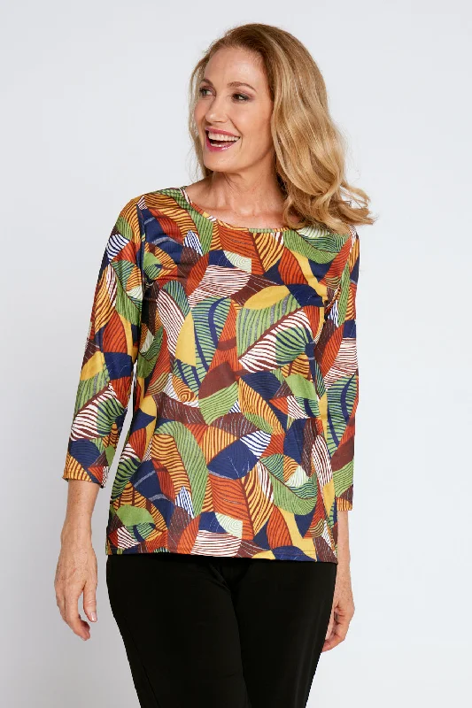 Camden Top - Autumnal Cool Women's Distressed