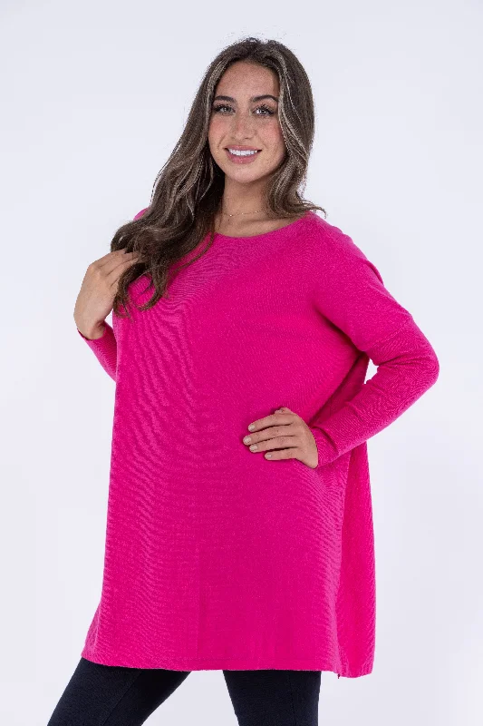Always Welcome Women's Tunic Sweater Business
