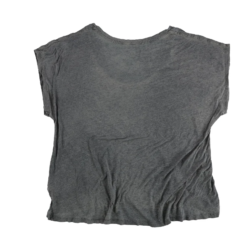 Local Celebrity Womens NY Made Me Graphic T-Shirt, Grey, Medium Modern Women's 