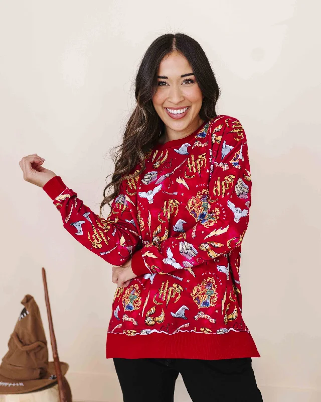 Harry Potter™ Women's Crew Neck Sweatshirt Trendy Women's Oversized