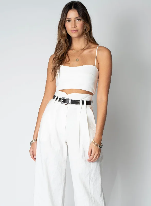 LINEN LE BRA TOP Modern Women's Tech