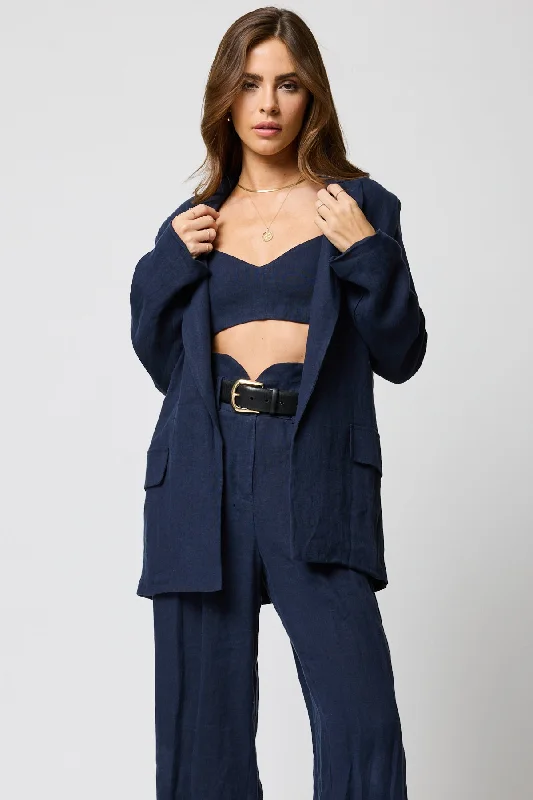 LINEN VOILE MARE BRALETTE Monochromatic Office Style