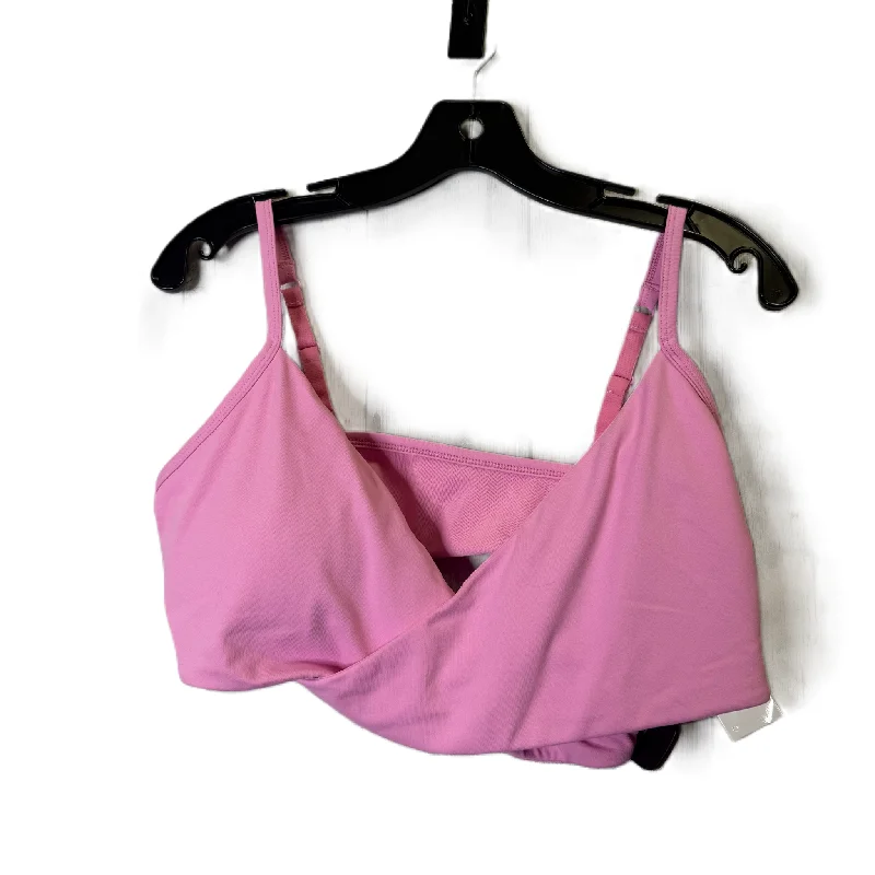 Athletic Bra By Fabletics In Pink, Size: L Edgy Women's Punk
