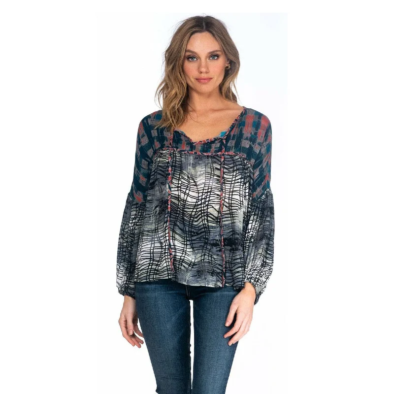 Zuri Indigo Top Sharp Women's Italian